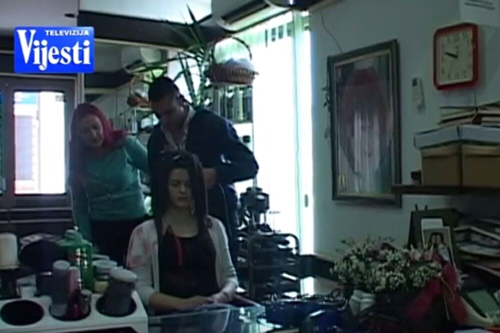 frizerski Nikšić, Foto: Screenshot (TV Vijesti)