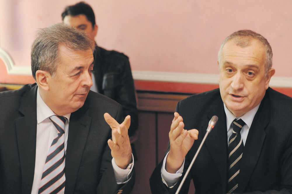 Obrad Stanišić, Predrag Bulatović, Foto: Savo Prelević