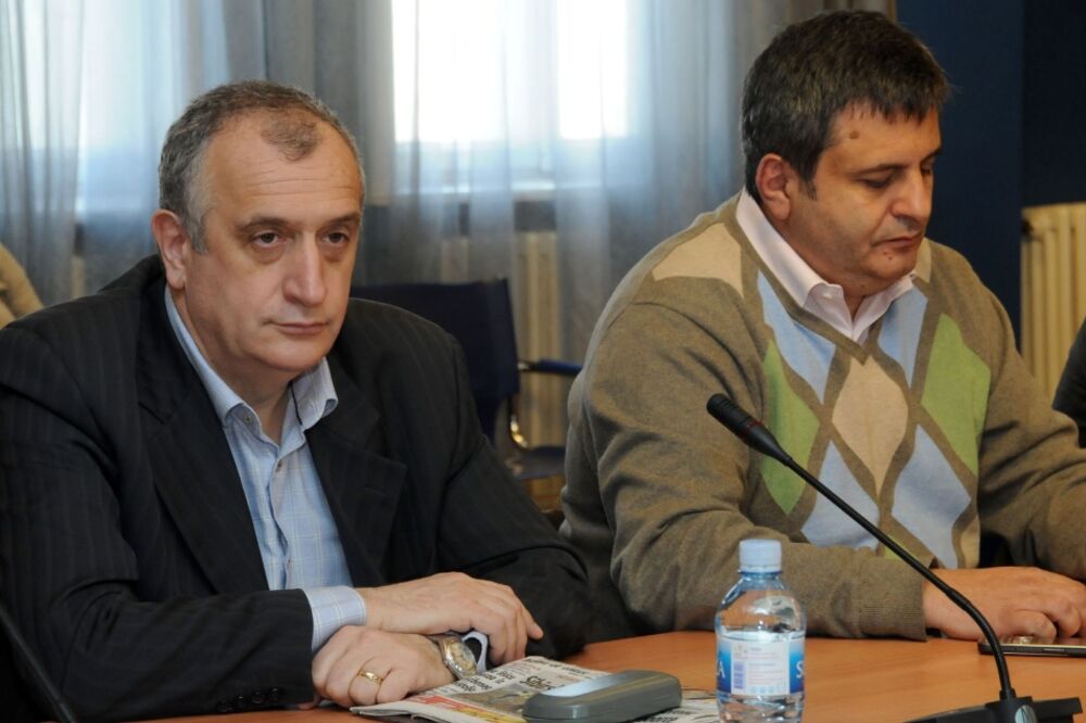 Predrag Bulatović, Slaven Radunović, Foto: Arhiva "Vijesti"