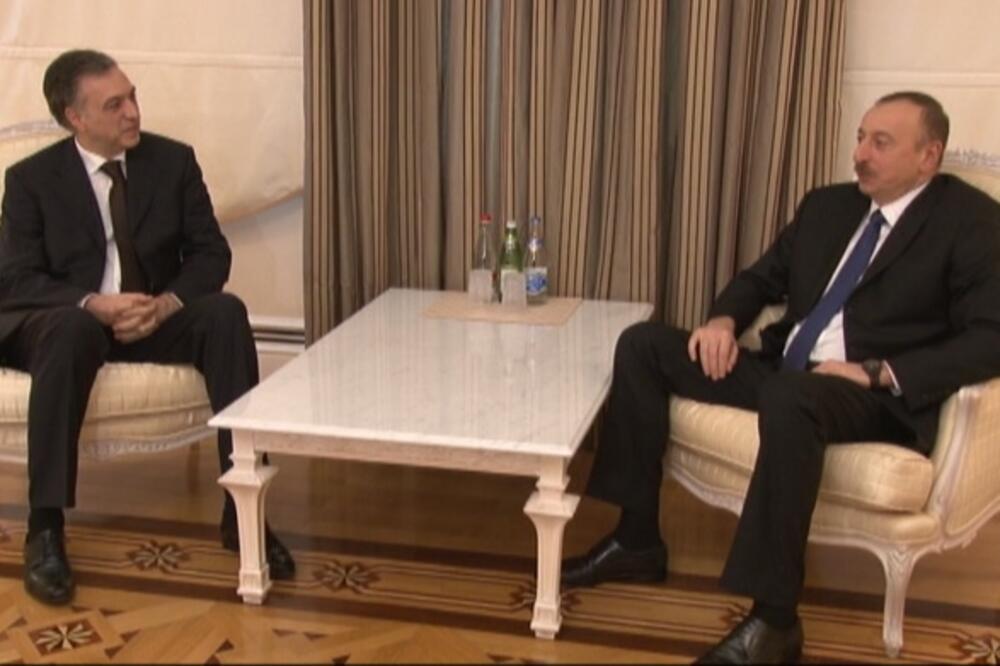 Filip Vujanović, Ilham Alijev, Foto: Kabinet predsjednika Crne Gore