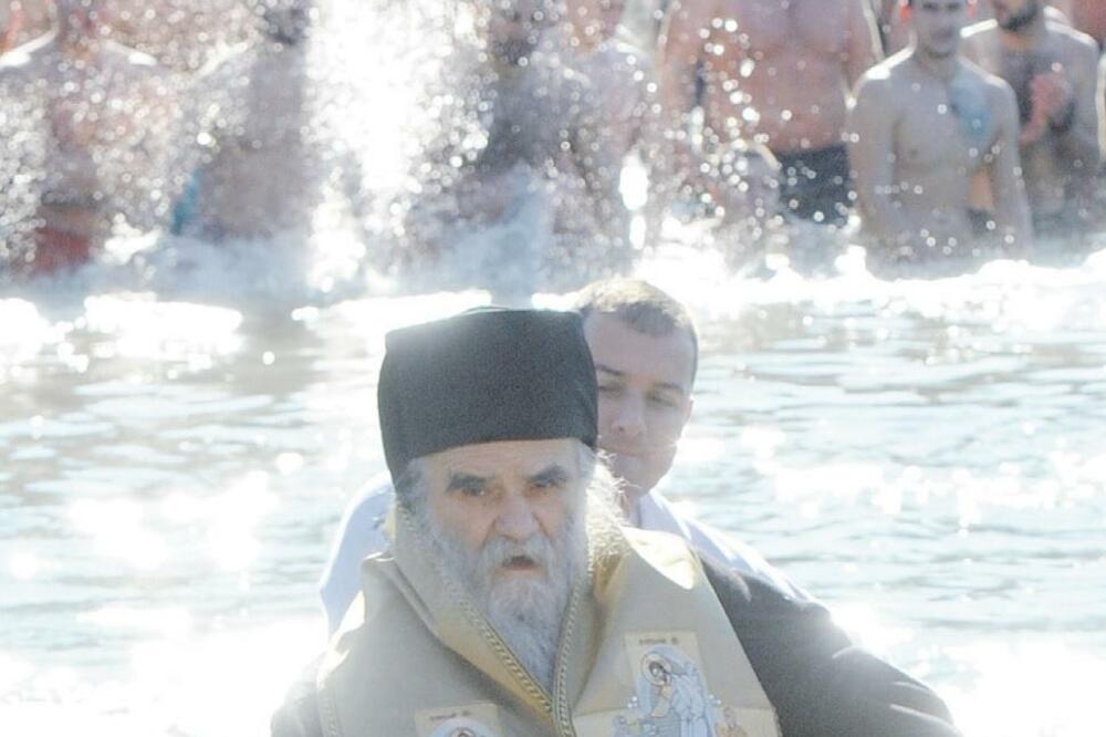 Amfilohije i Milutin Šoć, Foto: Savo Prelević