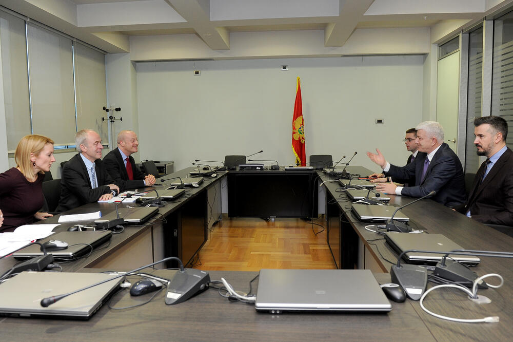 Duško Marković, Aleksandar Andrija Pejović, Dirk lange, Klajv Rambold, Foto: Vlada Crne Gore