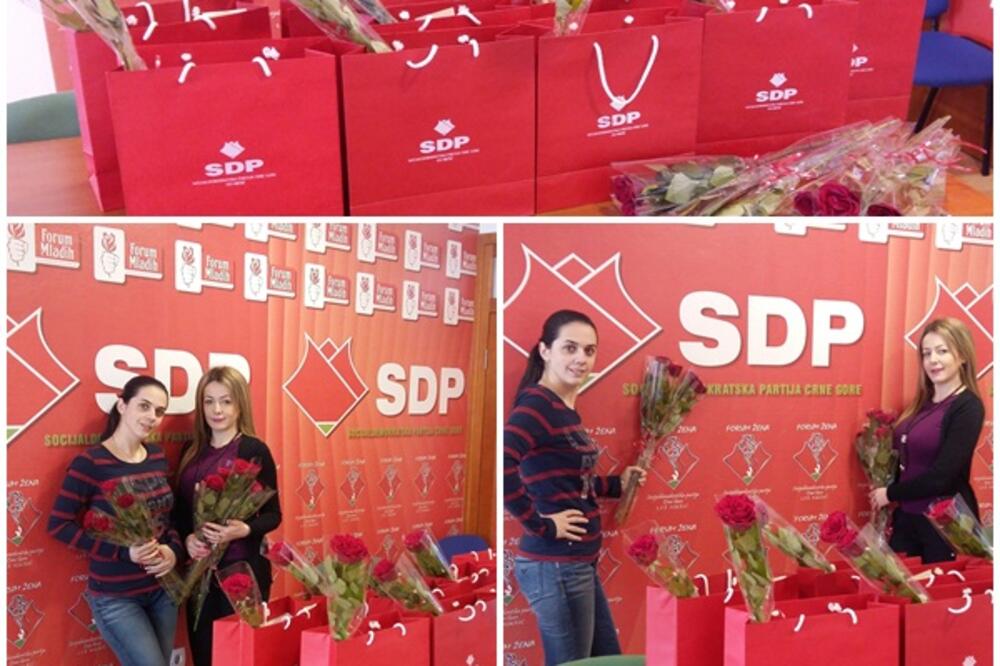 8. mart, SDP Nikšić, Foto: SDP Nikšić