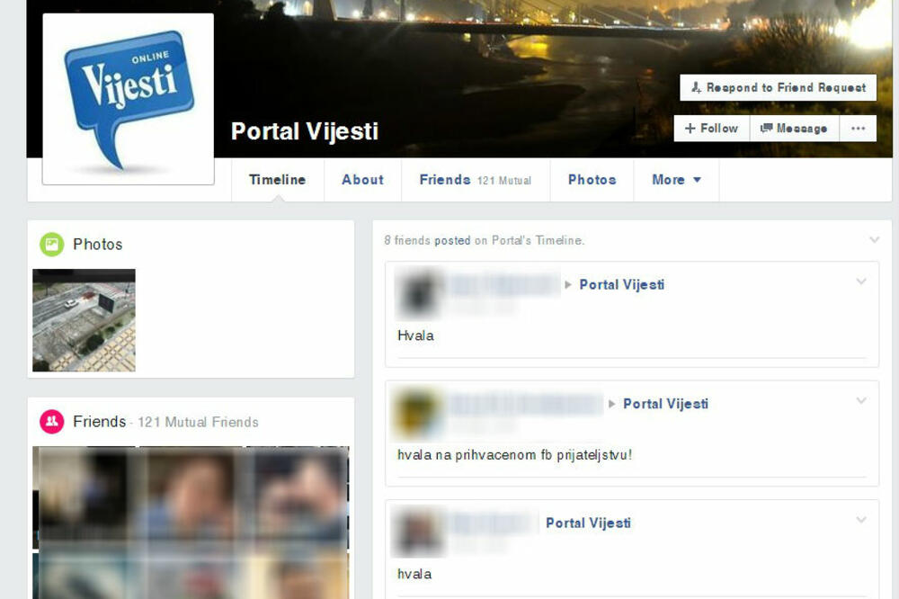 Portal Vijesti lažni, Foto: Vijesti online