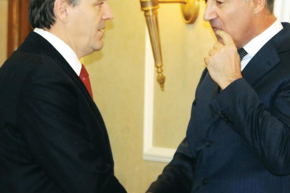 Radoje Žugić, Milo Đukanović, Foto: Boris Pejović