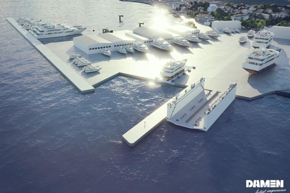 Budući izgled remontnog centra u Bijeloj, Foto: Damen