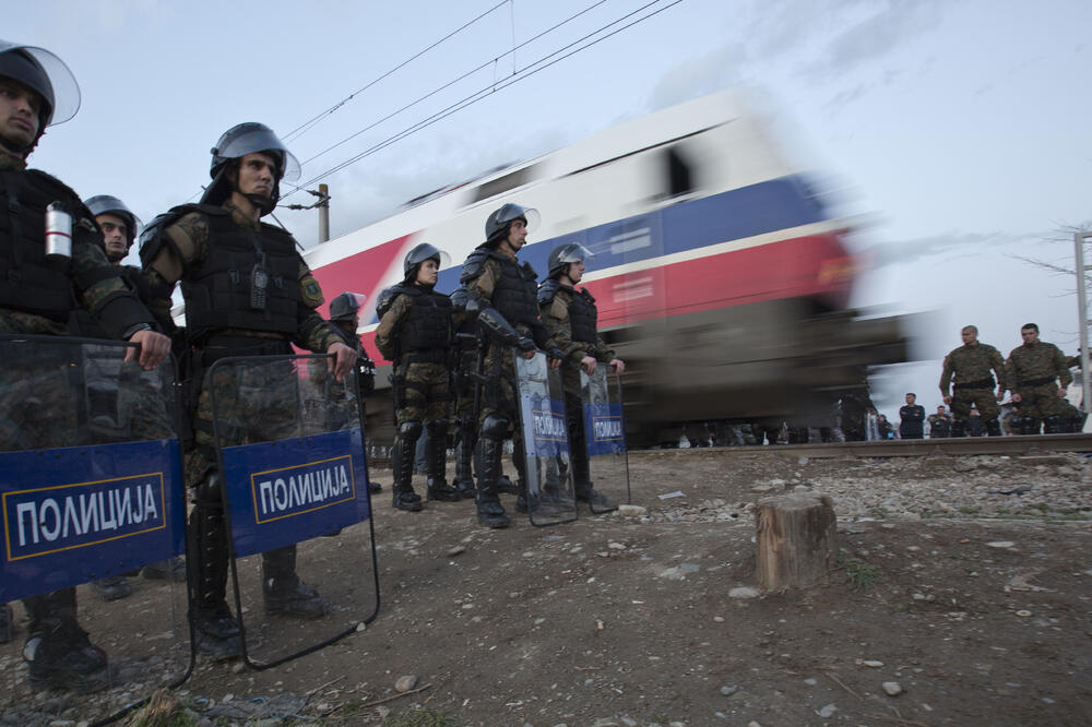 Makedonija, policija, Foto: BETA