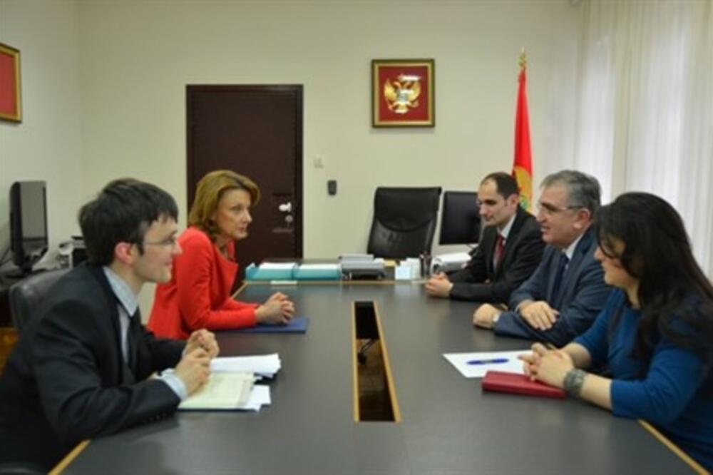 Milica Pejanović Đurišić, Serhat Galip, Foto: Ministarstvo odbrane Crne Gore