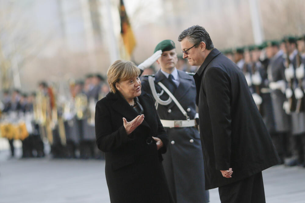 Tihomir Orešković, Angela Merkel, Foto: Beta/AP