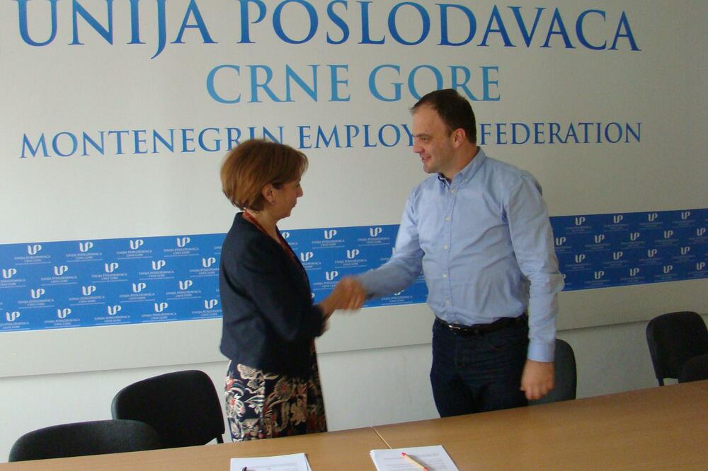 Svetlana Vuksanović, Rajko Milić, Foto: Unija poslodavaca