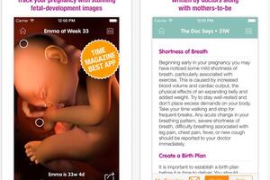 Ovo je broj jedan aplikacija za trudnice i stvarno ima sjajne...