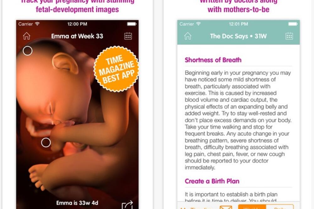 Sprout-Pregnancy Essentials, Foto: ITunes