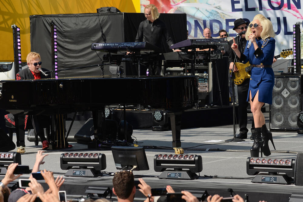 Elton Džon, Lejdi Gaga, Foto: Beta-AP