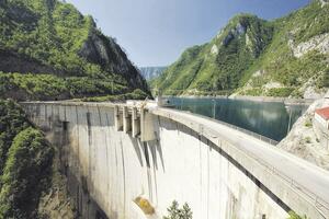 Electricity from hydropower plants is almost 40 percent less