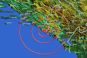 Zemljotres kod Čilipa trgnuo i građane Herceg Novog