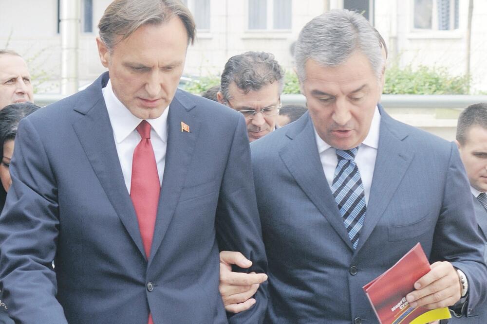 Ranko Krivokapić, Milo Đukanović, Foto: Savo Prelević