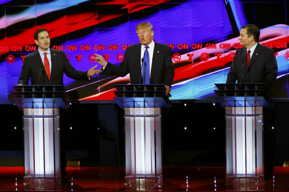 Ted Kruz, Marko Rubio, Donald Tramp, Foto: Reuters