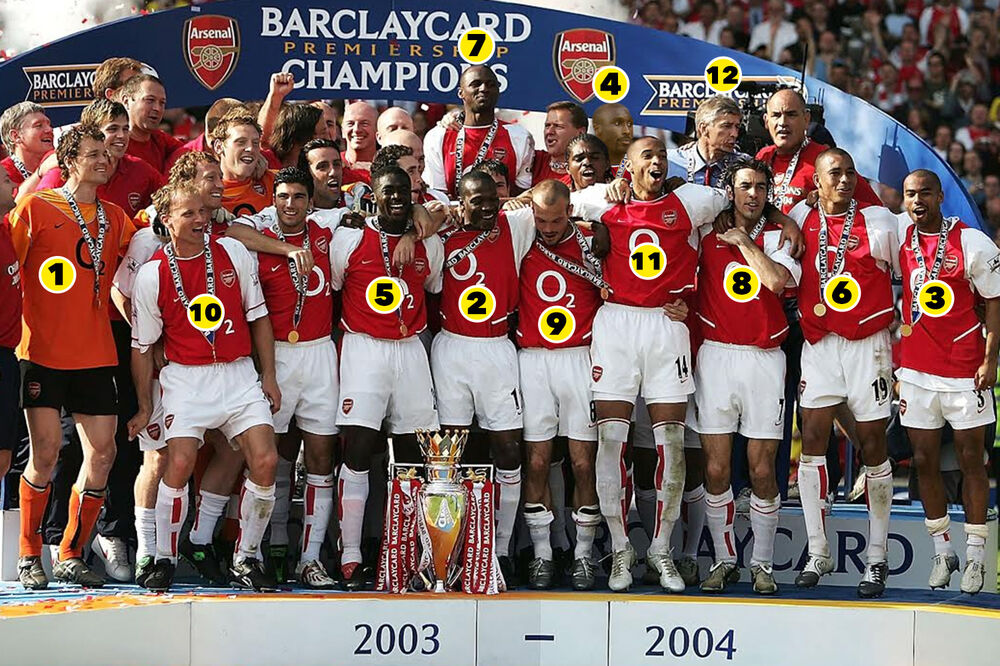 Arsenal 2003/4, Foto: The Sun