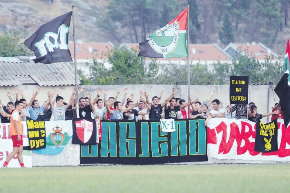 Zabjelo navijači, Foto: Luka Zeković