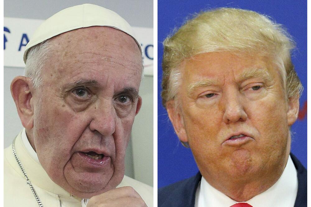 Papa Franjo, Donald Tramp, Foto: Reuters