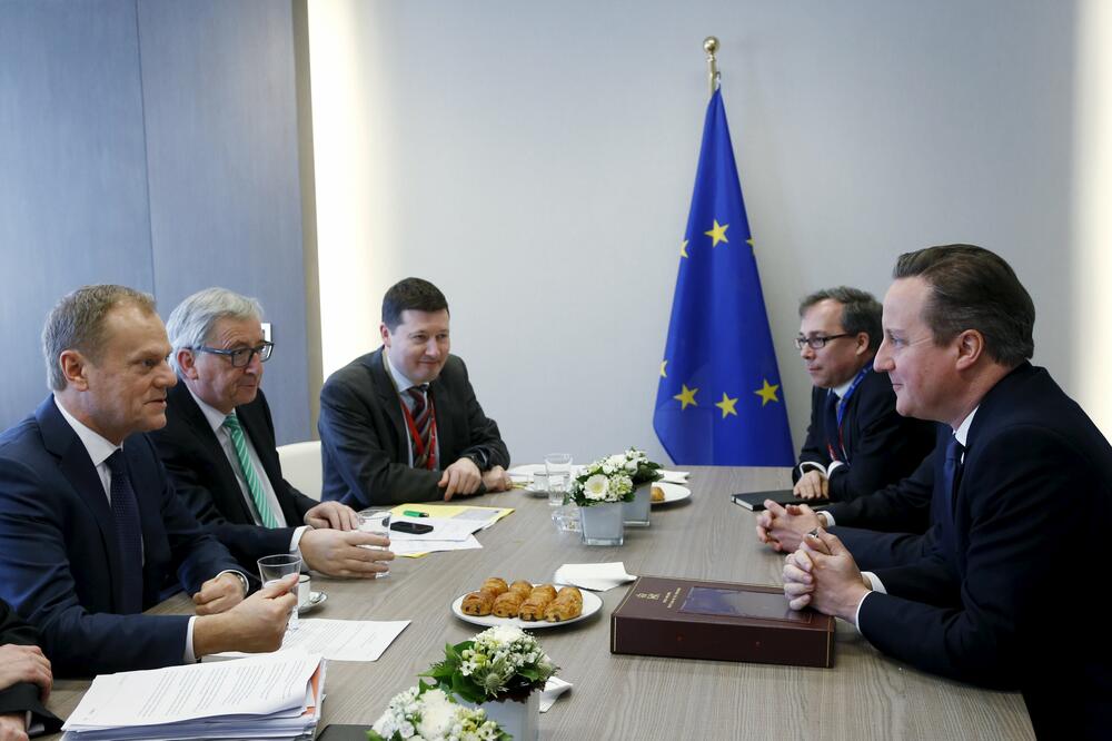 Dejvid Kameron, Donald Tusk, Žan Klod Junker, Foto: Reuters