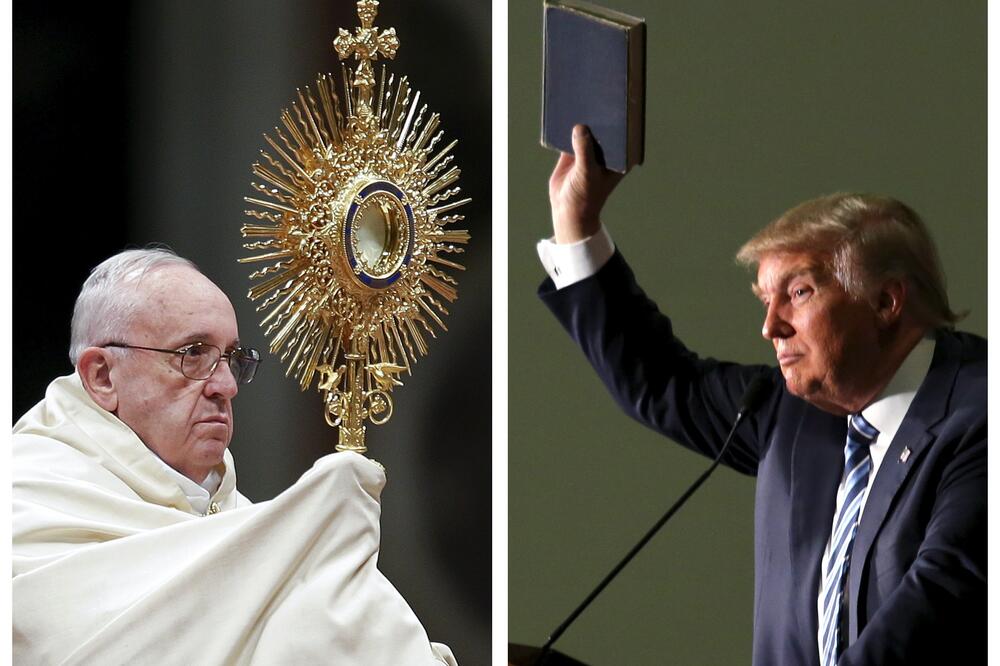 Papa Franjo, Donald  Tramp, Foto: Reuters