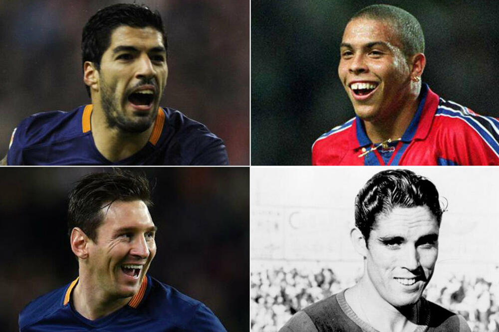 Luis Suarez, Leo Mesi, Ronaldo, Martin, Foto: Marca