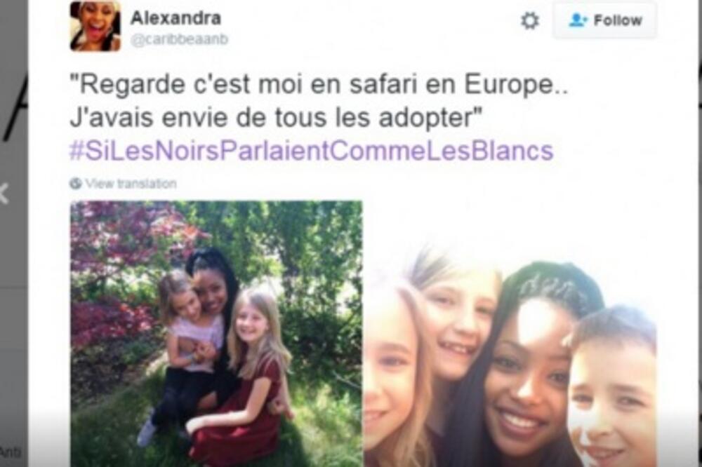 rasizam Francuska, Foto: Screenshot (Twitter)