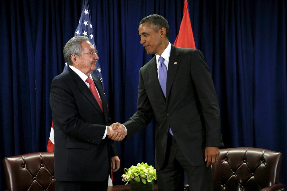 Raul Kastro, Barak Obama, Foto: Reuters