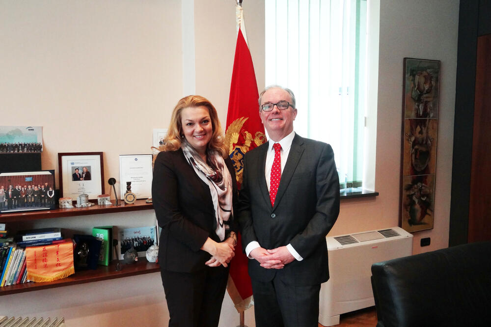 Sanja Vlahović i Filip Pinington, Foto: Ministarstvo nauke