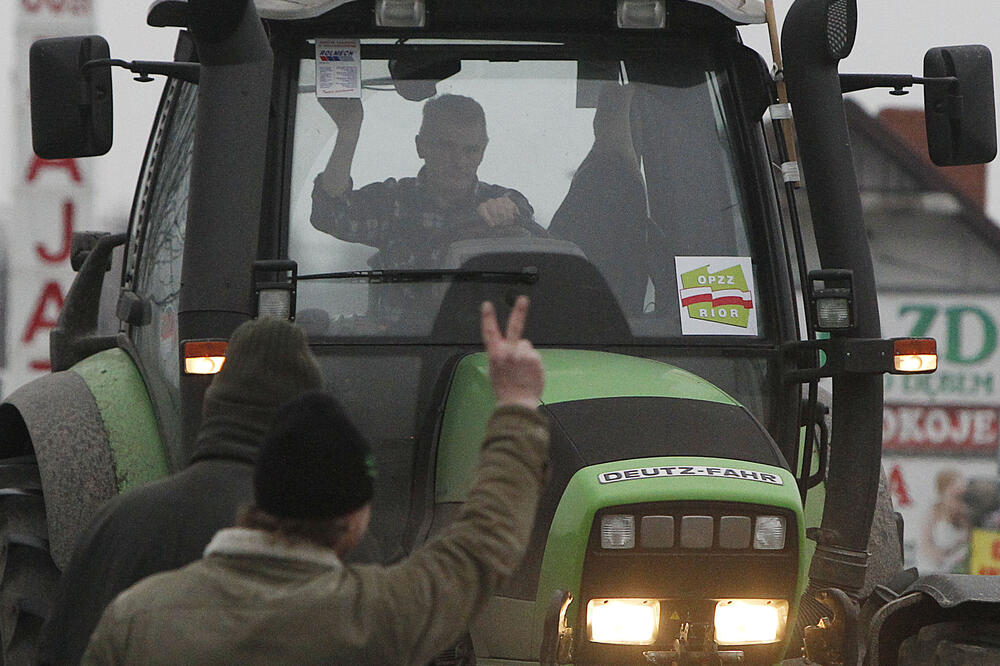 Poljska traktori, Foto: Beta/AP