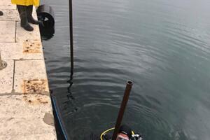 Sanacija pristaništa u mjestu Muo kod Kotora: Čišćenje morskog...