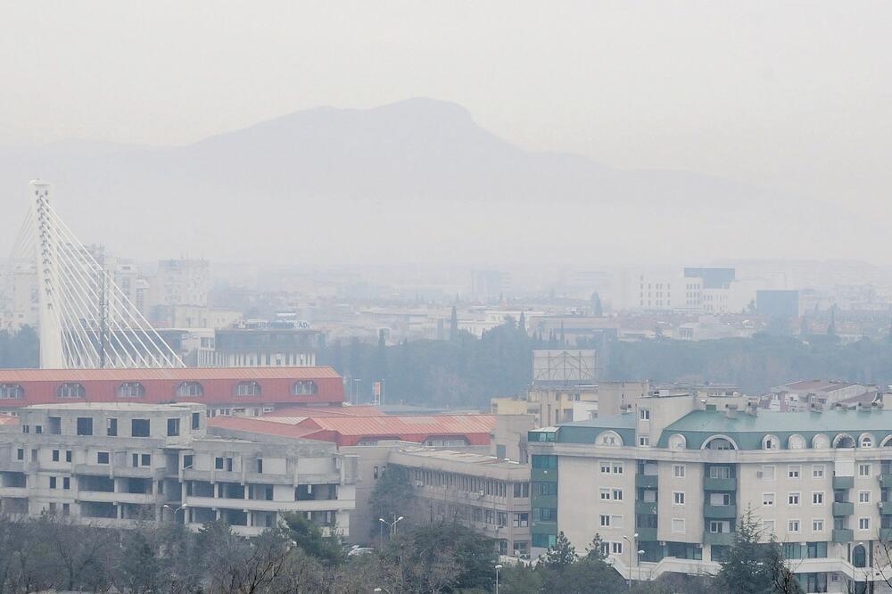 Podgorica, smog, Foto: Luka Zeković
