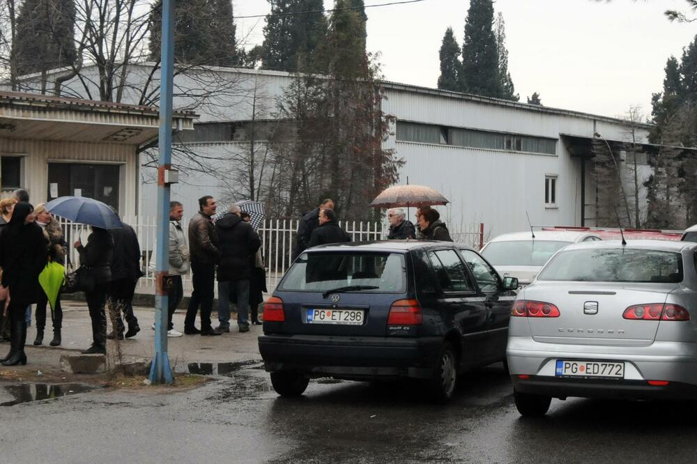 DKP blokada radnici, Foto: Luka Zeković