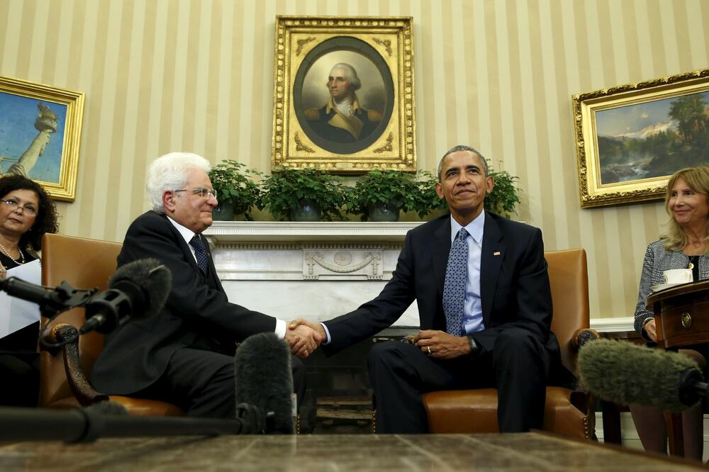 Serđo Matarela, Barak Obama, Foto: Reuters