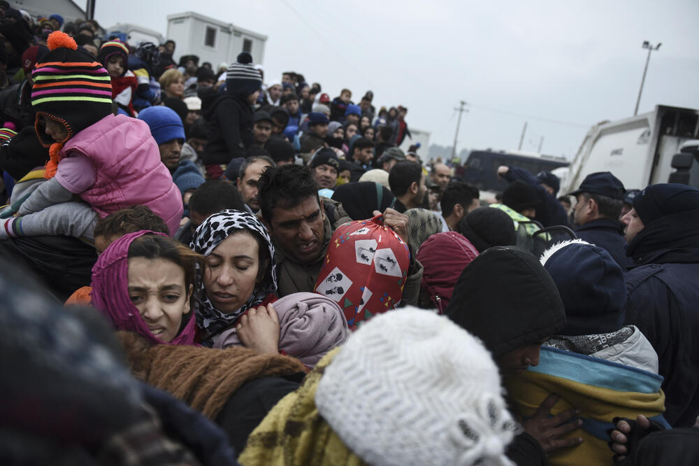 Idomeni izbjeglice, Foto: Beta/AP