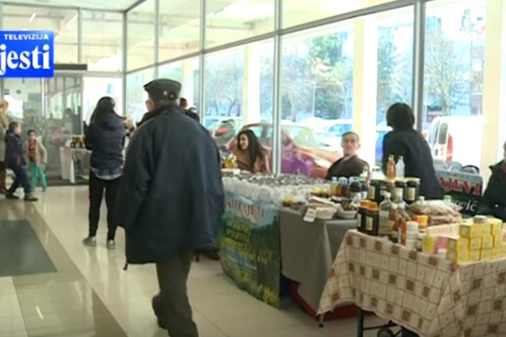 Bazar crnogorskih proizvoda, Foto: Screenshot Tv Vijesti