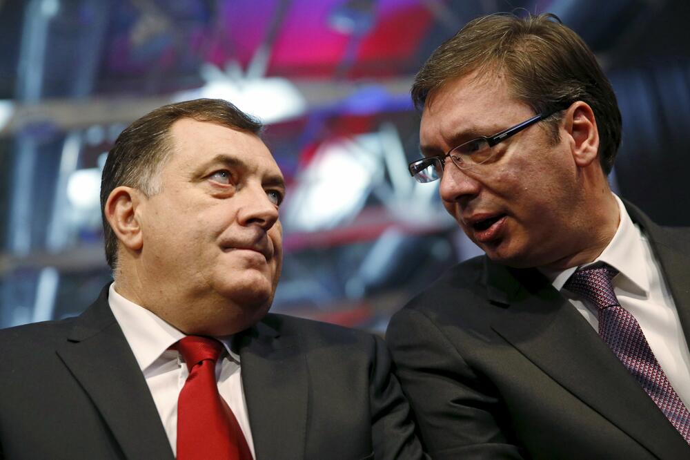 Milorad Dodik, Aleksandar Vučić, Foto: Reuters