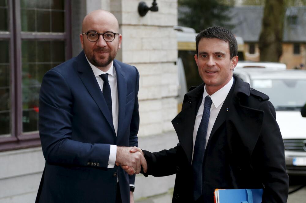 Šarl Mišel, Manuel Vals, Foto: Reuters