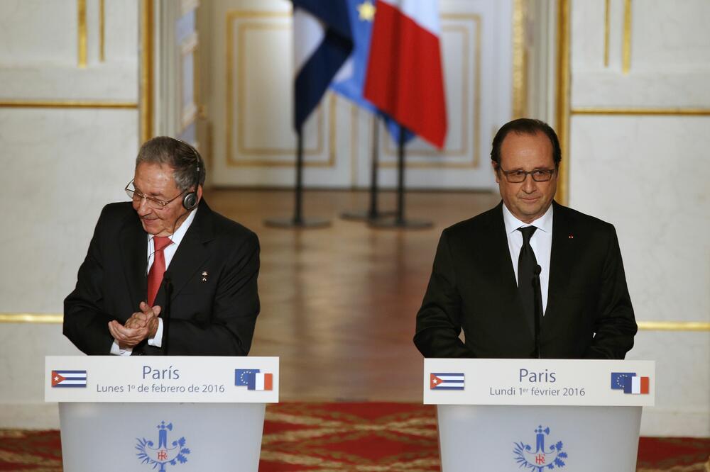 Raul Kastro, Fransoa Oland, Foto: Reuters