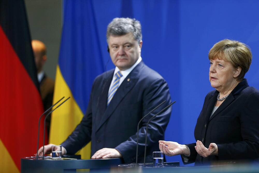 Petro Porošenko, Angela Merkel, Foto: Reuters