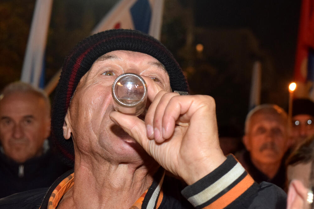 NATO protest, Foto: Boris Pejović