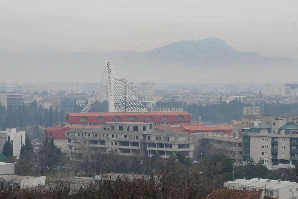 Podgorica smog, Foto: Luka Zeković