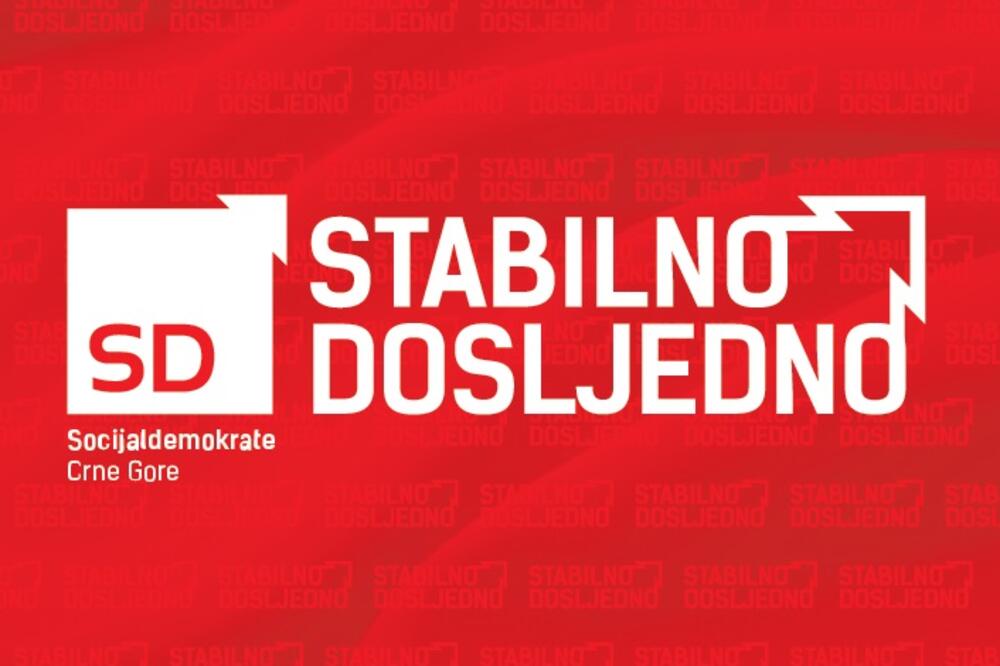 Socijaldemokrate slogan kongres, Foto: Socijaldemokrate Crne Gore