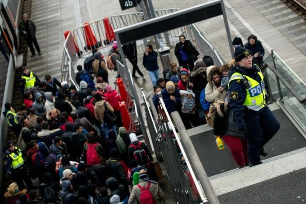 Švedska policija, izbjeglice, Foto: Reuters