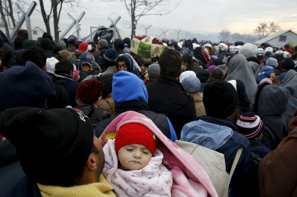 Makedonija, izbjeglice, Foto: Reuters