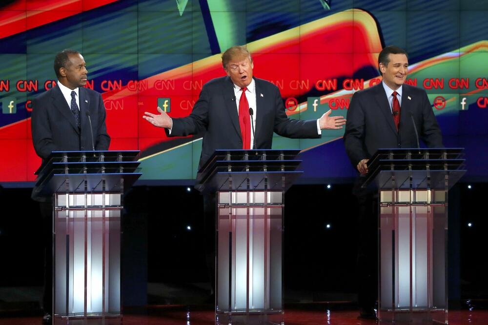Donald Tramp, Ted Kruz, Ben Karson, Foto: Reuters