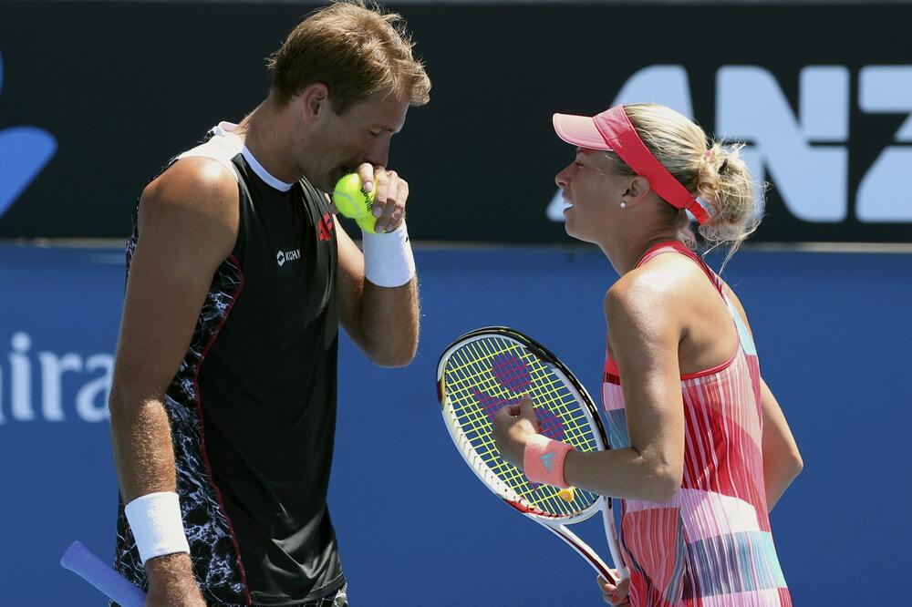 Lukaš Kubot i Andrea Hlavačkova, Foto: Reuters