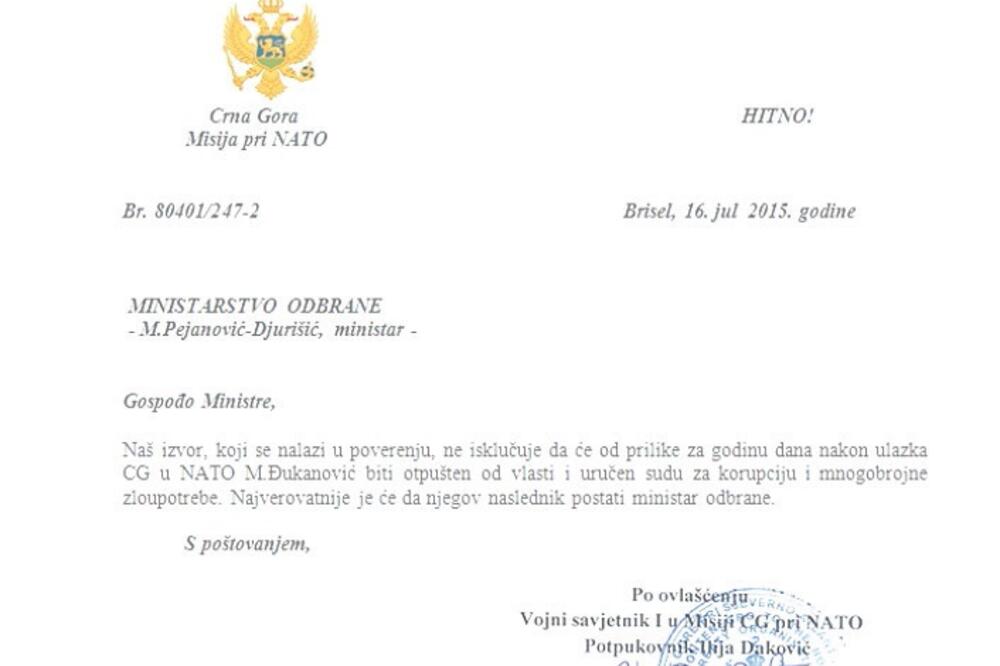 Ministarstvo odbrane dokument, Foto: Printscreen