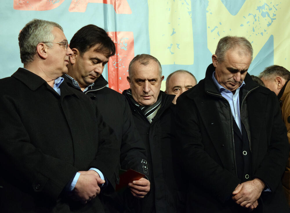 Andrija Mandić, Nebojša Medojević, Predrag Bulatović